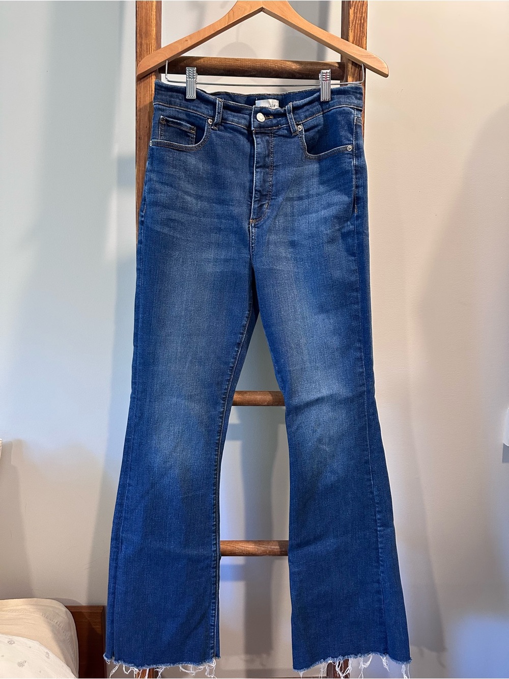 LOFT Dark Blue Flare Jeans